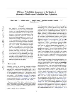 PQMass: Probabilistic Assessment of the Quality of Generative Models using Probability Mass Estimation