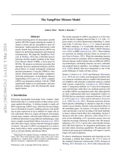 The VampPrior Mixture Model