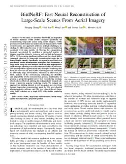 BirdNeRF: Fast Neural Reconstruction of Large-Scale Scenes From Aerial
  Imagery
