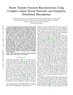 Room Transfer Function Reconstruction Using Complex-valued Neural
  Networks and Irregularly Distributed Microphones