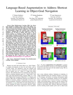 Language-Based Augmentation to Address Shortcut Learning in Object Goal
  Navigation