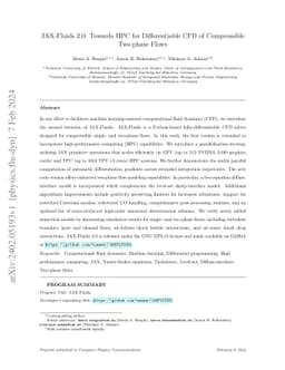 JAX-Fluids 2.0: Towards HPC for Differentiable CFD of Compressible
  Two-phase Flows
