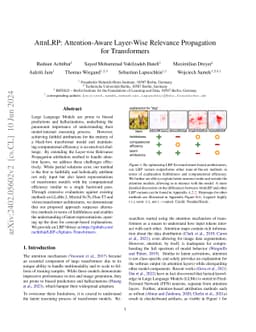 AttnLRP: Attention-Aware Layer-Wise Relevance Propagation for
  Transformers