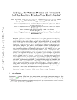 Evolving AI for Wellness: Dynamic and Personalized Real-time Loneliness
  Detection Using Passive Sensing