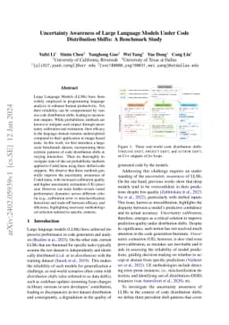 Uncertainty Awareness of Large Language Models Under Code Distribution
  Shifts: A Benchmark Study
