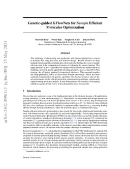 Genetic-guided GFlowNets for Sample Efficient Molecular Optimization