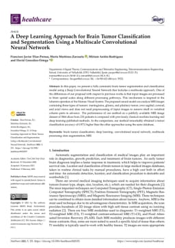 A Deep Learning Approach for Brain Tumor Classification and Segmentation
  Using a Multiscale Convolutional Neural Network