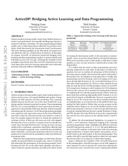 ActiveDP: Bridging Active Learning and Data Programming
