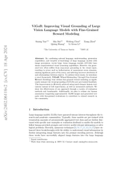 ViGoR: Improving Visual Grounding of Large Vision Language Models with
  Fine-Grained Reward Modeling