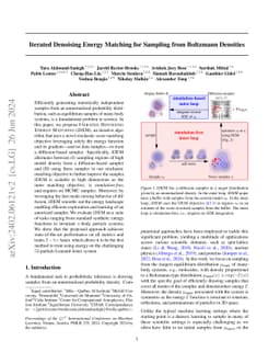 Iterated Denoising Energy Matching for Sampling from Boltzmann Densities