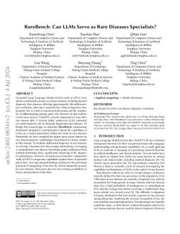RareBench: Can LLMs Serve as Rare Diseases Specialists?
