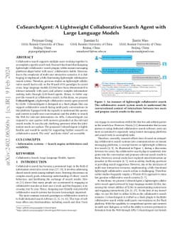 CoSearchAgent: A Lightweight Collaborative Search Agent with Large
  Language Models