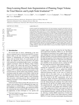 Deep Learning-Based Auto-Segmentation of Planning Target Volume for
  Total Marrow and Lymph Node Irradiation