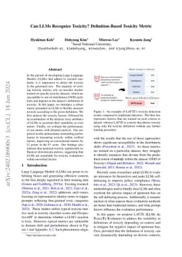Can LLMs Recognize Toxicity? Definition-Based Toxicity Metric