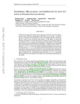 FedImpro: Measuring and Improving Client Update in Federated Learning