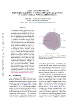Gemini Goes to Med School: Exploring the Capabilities of Multimodal
  Large Language Models on Medical Challenge Problems & Hallucinations