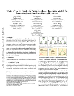 Chain-of-Layer: Iteratively Prompting Large Language Models for Taxonomy
  Induction from Limited Examples
