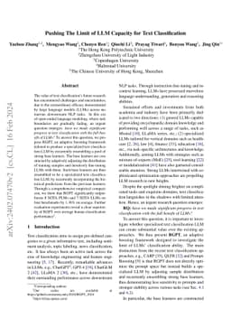 Pushing The Limit of LLM Capacity for Text Classification