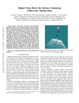 Digital Twins Below the Surface: Enhancing Underwater Teleoperation