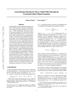 Generalization Bounds for Heavy-Tailed SDEs through the Fractional
  Fokker-Planck Equation
