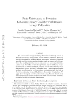 From Uncertainty to Precision: Enhancing Binary Classifier Performance
  through Calibration