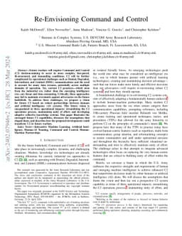 Re-Envisioning Command and Control
