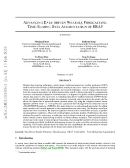 Advancing Data-driven Weather Forecasting: Time-Sliding Data
  Augmentation of ERA5