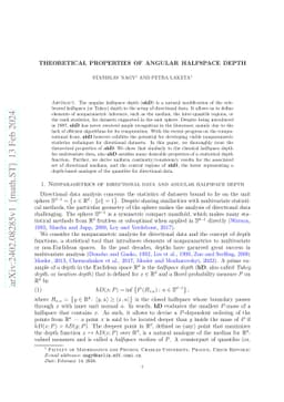 Theoretical properties of angular halfspace depth