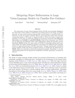 Mitigating Object Hallucination in Large Vision-Language Models via
  Classifier-Free Guidance