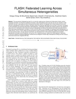 FLASH: Federated Learning Across Simultaneous Heterogeneities