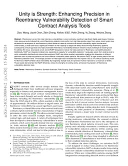 Unity is Strength: Enhancing Precision in Reentrancy Vulnerability
  Detection of Smart Contract Analysis Tools