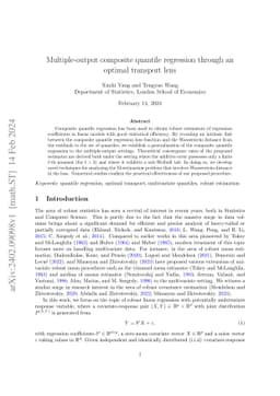 Multiple-output composite quantile regression through an optimal
  transport lens