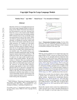 Copyright Traps for Large Language Models
