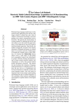 Massively Multi-Cultural Knowledge Acquisition & LM Benchmarking