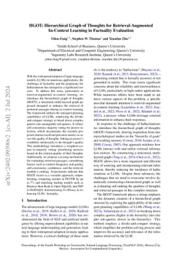 HGOT: Hierarchical Graph of Thoughts for Retrieval-Augmented In-Context
  Learning in Factuality Evaluation