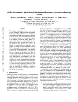 ABIDES-Economist: Agent-Based Simulation of Economic Systems with
  Learning Agents