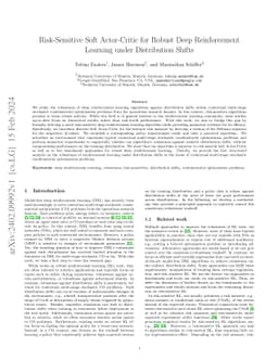 Risk-Sensitive Soft Actor-Critic for Robust Deep Reinforcement Learning
  under Distribution Shifts