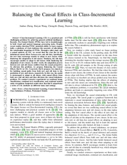 Balancing the Causal Effects in Class-Incremental Learning