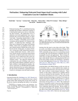 FedAnchor: Enhancing Federated Semi-Supervised Learning with Label
  Contrastive Loss for Unlabeled Clients
