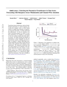 SAMformer: Unlocking the Potential of Transformers in Time Series
  Forecasting with Sharpness-Aware Minimization and Channel-Wise Attention