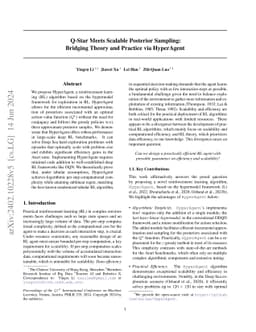 Q-Star Meets Scalable Posterior Sampling: Bridging Theory and Practice
  via HyperAgent