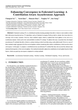 Enhancing Convergence in Federated Learning: A Contribution-Aware
  Asynchronous Approach