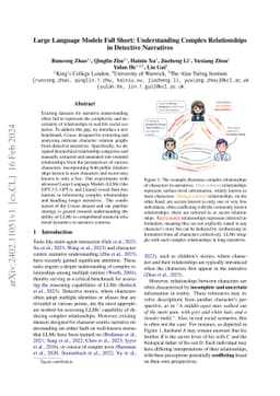 Large Language Models Fall Short: Understanding Complex Relationships in
  Detective Narratives