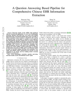A Question Answering Based Pipeline for Comprehensive Chinese EHR
  Information Extraction