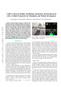 CARLA-Autoware-Bridge: Facilitating Autonomous Driving Research with a
  Unified Framework for Simulation and Module Development