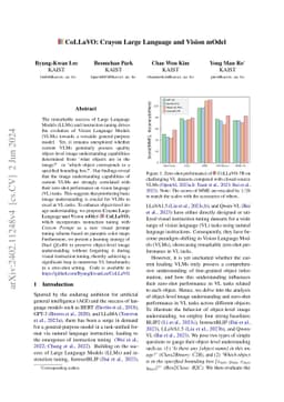 CoLLaVO: Crayon Large Language and Vision mOdel