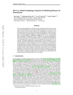 MONAL: Model Autophagy Analysis for Modeling Human-AI Interactions