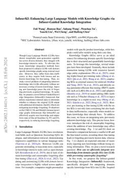 InfuserKI: Enhancing Large Language Models with Knowledge Graphs via
  Infuser-Guided Knowledge Integration