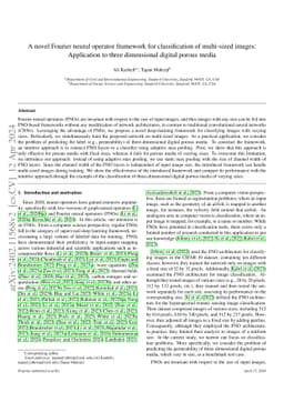 A novel Fourier neural operator framework for classification of
  multi-sized images: Application to three dimensional digital porous media