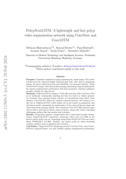 PolypNextLSTM: A lightweight and fast polyp video segmentation network
  using ConvNext and ConvLSTM